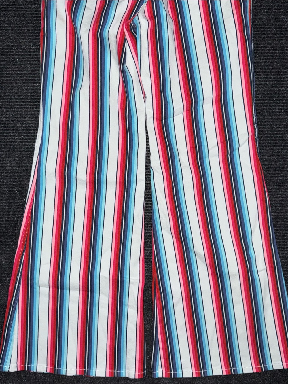 Wrangler NWT High Rise Multicolored Striped Flare Jeans Sz 30 x 32 Retro Western - Picture 6 of 9